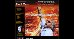 Desktop Screenshot of davidmossmusic.com